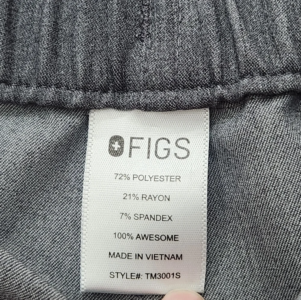 FIGS Men Scrub Cairo Cargo Pants Graphite Size M/S Technical Collection TM3001S